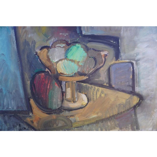 Mid-Century Modern Mina Pulsifer (1899-1989) - Mid-Century Still Life - Oil on Board For Sale - Image 3 of 6