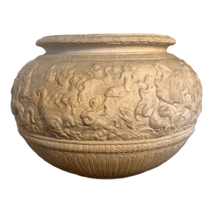 Early 20th Century Italian Dini E Cellai Signa Terracotta Planter, Jardiniere