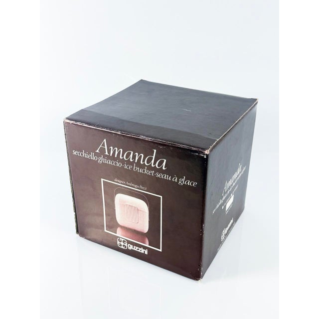 Purple Amanda Ice Bucket in Acrylic Glass by Ambrogio Pozzi for Guzzini, 1980s For Sale - Image 8 of 9