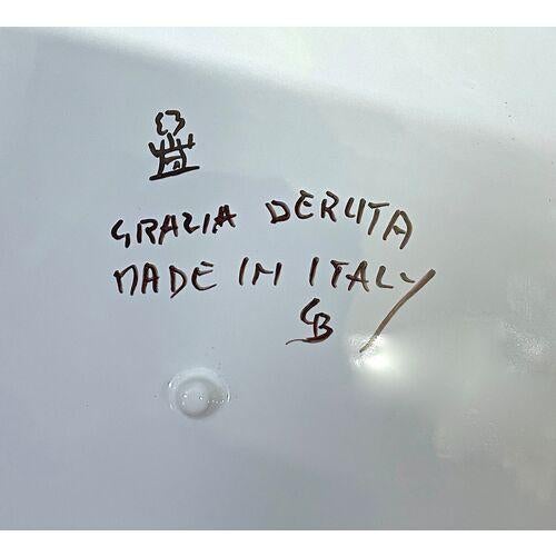 Late 20th Century Vintage Italian Deruta Ceramic Fruit Wall Plaque For Sale - Image 5 of 5