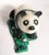 1900s Imperial Carved Hardstone Panda on a Malachite Base For Sale - Image 4 of 11