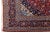 Rosette Designed Persian Kashan Wool Rug in Red From the 1950s For Sale - Image 9 of 9