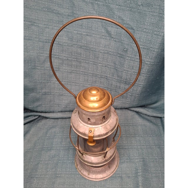 Rare Miniature Bell Top Bell Bottom Antique Lantern "Rain Lantern" Style C. 1870 For Sale - Image 11 of 17