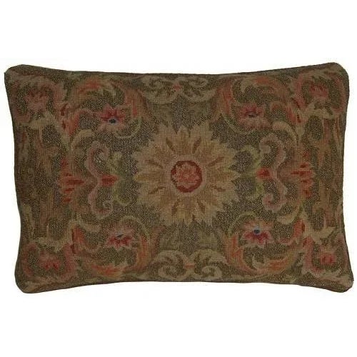 Handmade Needlepoint Throw Pillow Chairish