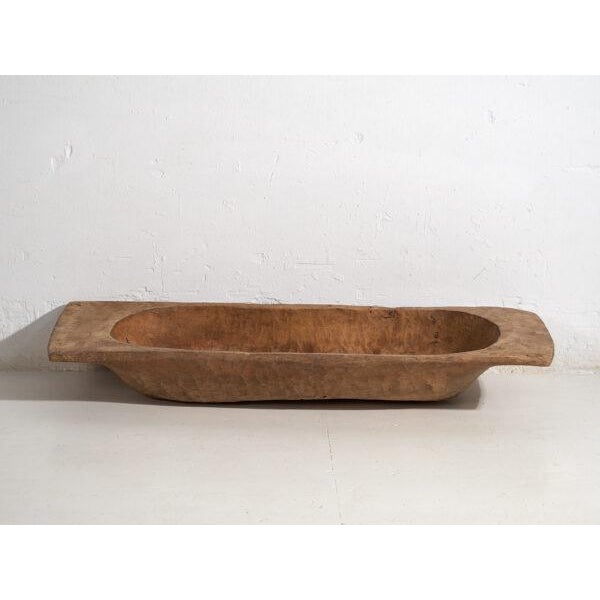 Antique Carved Wooden Bowl For Sale - Image 5 of 10