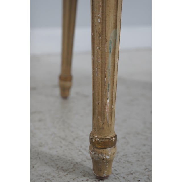 Pair of Louis XVI Painted Fauteuil Armchairs For Sale - Image 17 of 18