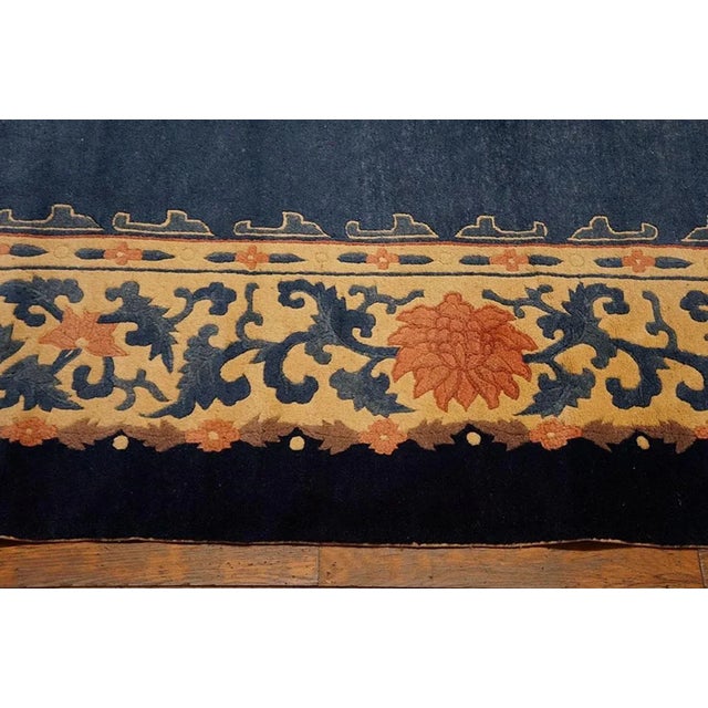 Antique Chinese Peking Rug 8' 8" x 12' 8" For Sale - Image 4 of 7