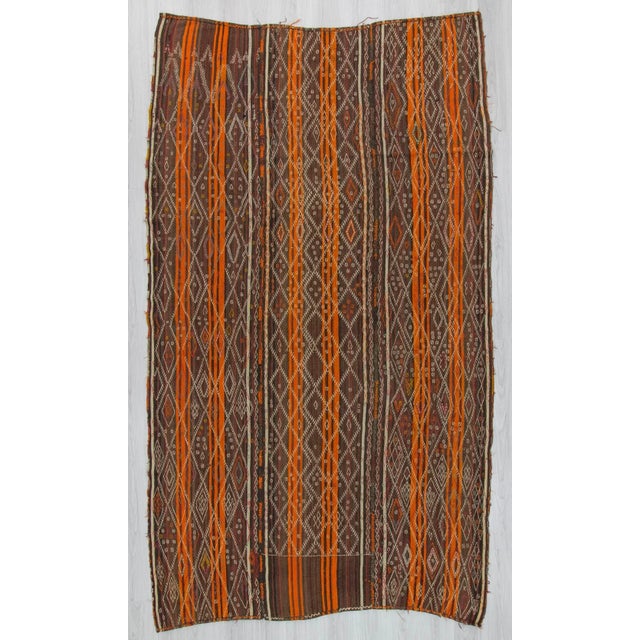 Decorative kilim rug from Malatya region of Turkey. In good condition. Approximatelly 50-60 years old.