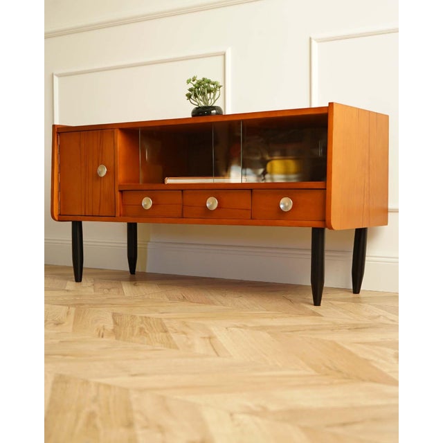 1960s Small Vintage TV Unit from Vilniaus Baldų Kombinatas, 1965 For Sale - Image 5 of 11