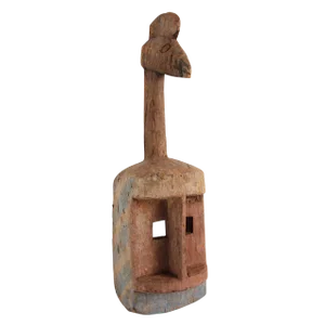 Vintage Dogon Tribal African Bird Mask Wall Object