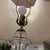 Late 20th Century Crystal Table Lamp – Diamond Cut Urn Form With Brass Mounts For Sale - Image 4 of 5