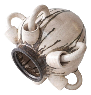 Cadere Vase in Wheel-Thrown Glazed Stoneware by Robin Kerr