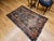 Antique Caucasian Kazak Rug, Hand-Knotted Wool, Geometric Pattern, Blue & Red, 3' x 5' For Sale - Image 4 of 18
