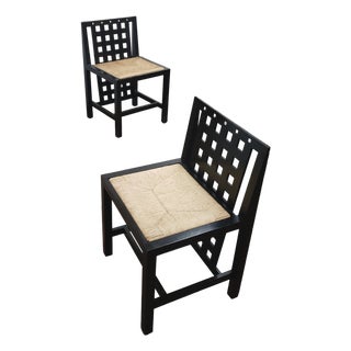 Charles Rennie Mackintosh Ds3 Side Chairs by Cassina, Set of 2 For Sale