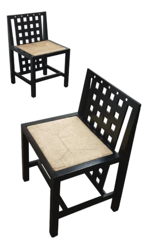 Charles Rennie Mackintosh Ds3 Side Chairs by Cassina, Set of 2