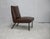 Brown Brown Imitation Leather Lounge Chair, 1950s For Sale - Image 8 of 17