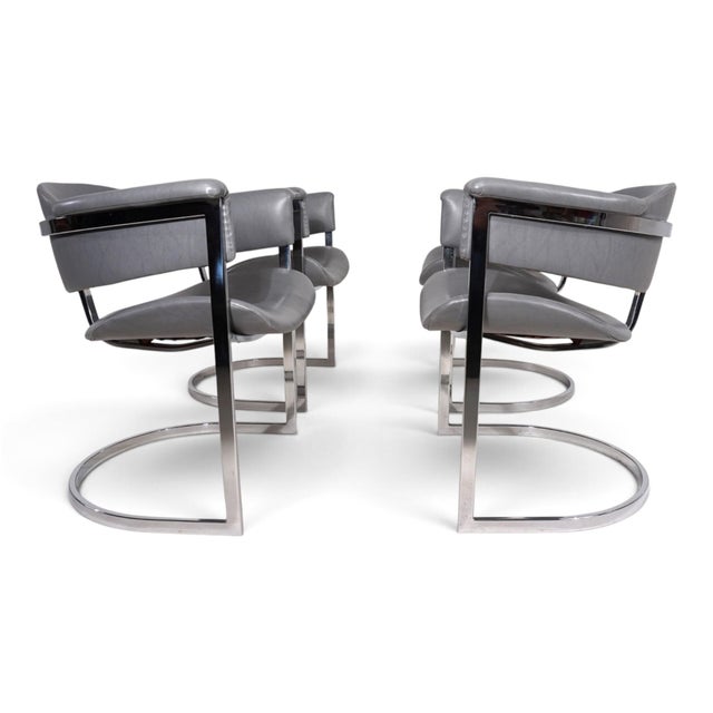 Vintage Dining Chairs by Vittorio Introini for Mario Sabot, 1970, Set of 4 For Sale - Image 6 of 18