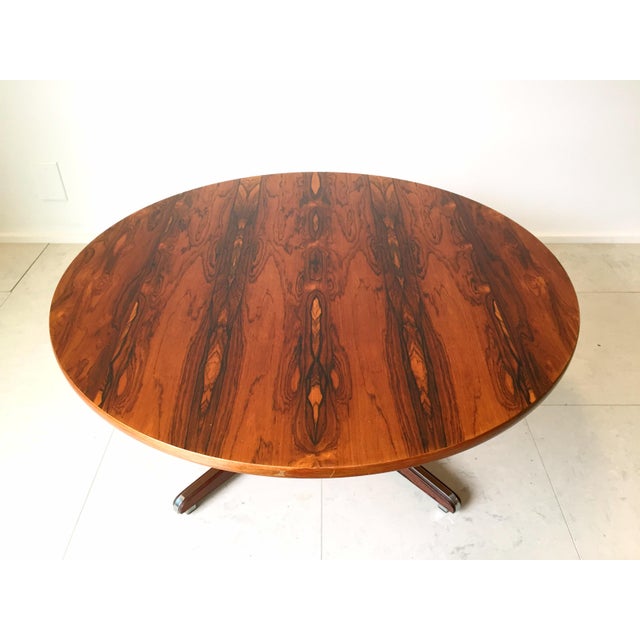 Danish Modern Rosewood Circular Coffee Table Chairish