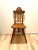 Late 19th Century Black Forest Hand Carved North Wind Chair For Sale - Image 12 of 12