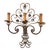 This set of three decorative wall lights is made up of two sconces with three 'candles' and one light with two 'candles'....
