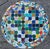 Moroccan 27” Colorful Handcrafted Moroccan Mosaic Table / Patchwork Style For Sale - Image 3 of 7