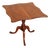 Antique Early American Cherry Tilt Top Tea Table For Sale