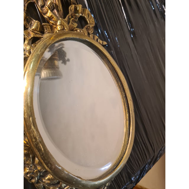 Antique Napoleon III Bronze Wall Lights, 1900, Set of 2 For Sale - Image 6 of 7