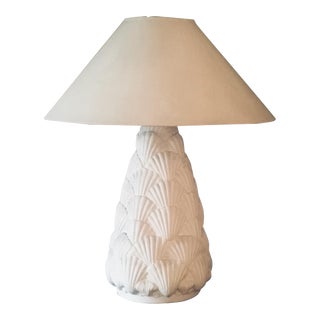 1970s Modern Seashell Table Lamp For Sale