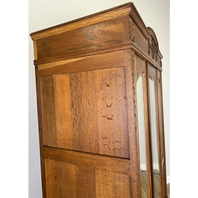 French Wardrobe in Oak For Sale - Image 18 of 18