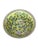 This is a lovely Andrea by Sadek porcelain bowl in yellow, with a floral pattern featuring peonies, chrysanthemums, birds...
