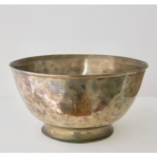 Metal Large Bronze Bowl by Architect Geoffrey Bawa, 1970s For Sale - Image 7 of 7