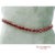 Vintage 14k 585 Solid Yellow Gold Red Garnet Marquise Cut Tennis Bracelet For Sale - Image 9 of 13