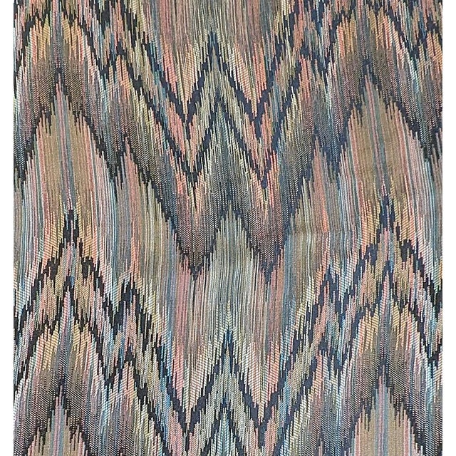 Modern Vintage Missoni Home X Kravet Couture "Sfumato Zigzag" Flamestitch Jacquard Upholstery Fabric- 5 Yards For Sale - Image 3 of 7