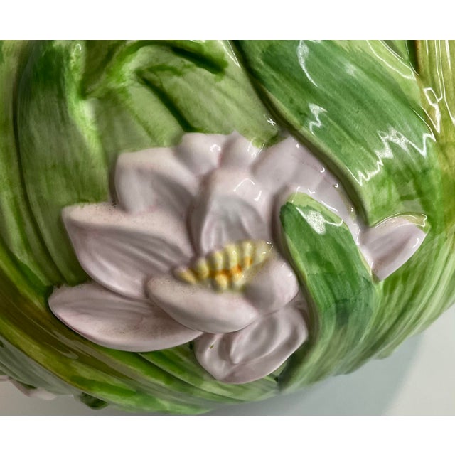 Vintage Fitz and Floyd Floral Planter For Sale - Image 9 of 10