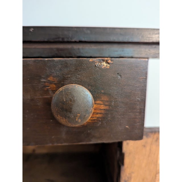 Antique Primitive Oak Jelly Cupboard Cabinet North Carolina For Sale - Image 17 of 18