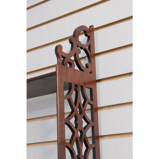 Colonial Williamsburg Tradition House Mahogany Hanging Shelf For Sale - Image 11 of 14