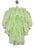 Large Three-Tier Murano Glass Tube Chandelier in Green Albaster, 1990s For Sale
