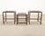 Nest of Three McGuire Rattan Cane Raffia and Oak Side Tables For Sale - Image 17 of 18