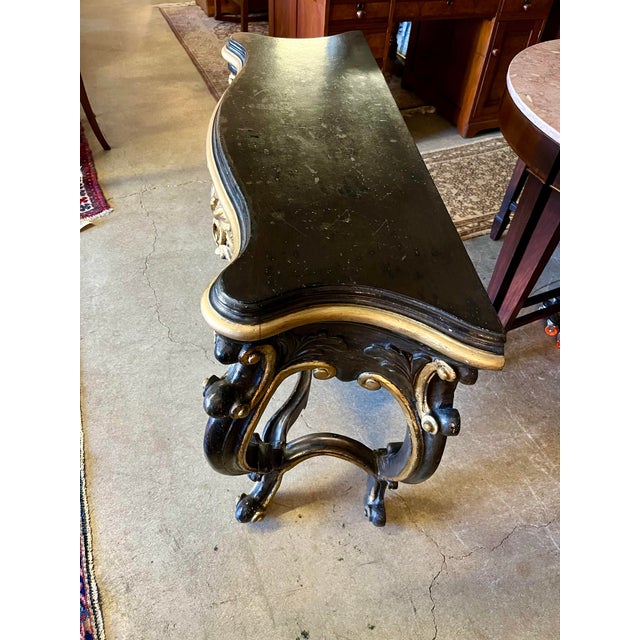Baroque Style Console Table For Sale - Image 9 of 10
