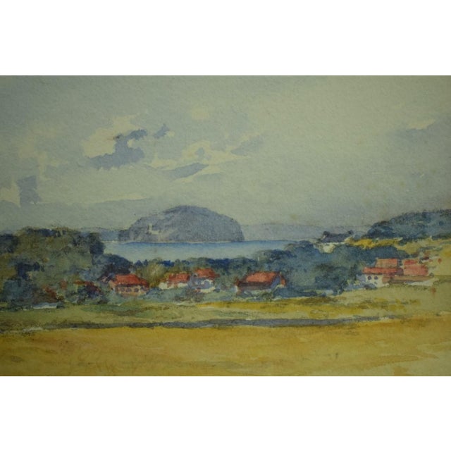 Mid 20th Century Scottish Belhaven Dunbar Landscape Watercolour For Sale - Image 4 of 6