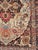Mid 19th Century Antique Persian Lavar Kerman Oriental Carpet, Handmade, White, Navy, Jewel Tone For Sale - Image 5 of 12