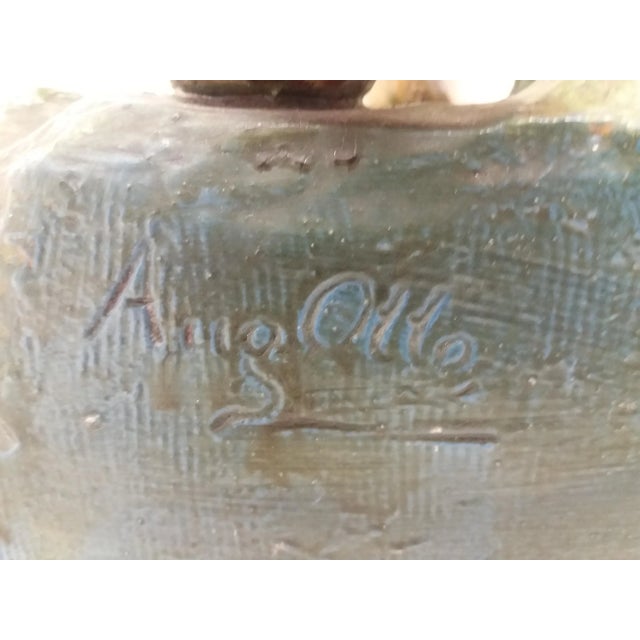 Czechoslovakian Art Deco Terracotta Girl Statue, 1930s For Sale - Image 17 of 18