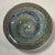Italian Hand Blown Green Blue and Copper Thick Glass Catchall Bowl Murano Attributed For Sale - Image 9 of 10