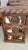 This desk came from Mexico. It has handcarved finishes and brown and white hair-on cowhide inlays. The inlay on the front...