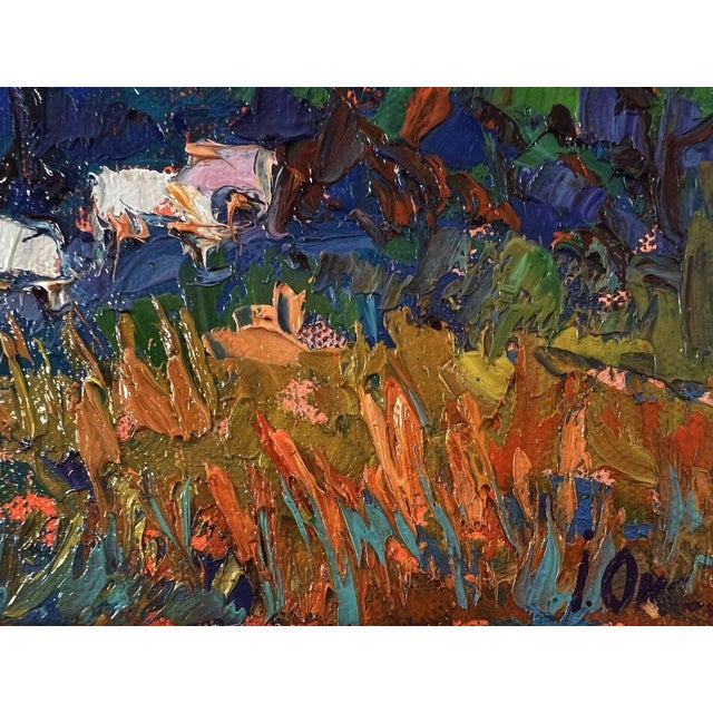 Oil Painting Forest Evening Oksana Ivanyuk For Sale - Image 4 of 8