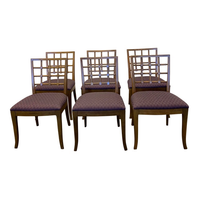 1960s Set of Six Vintage Drexel Dining Chairs Chairish