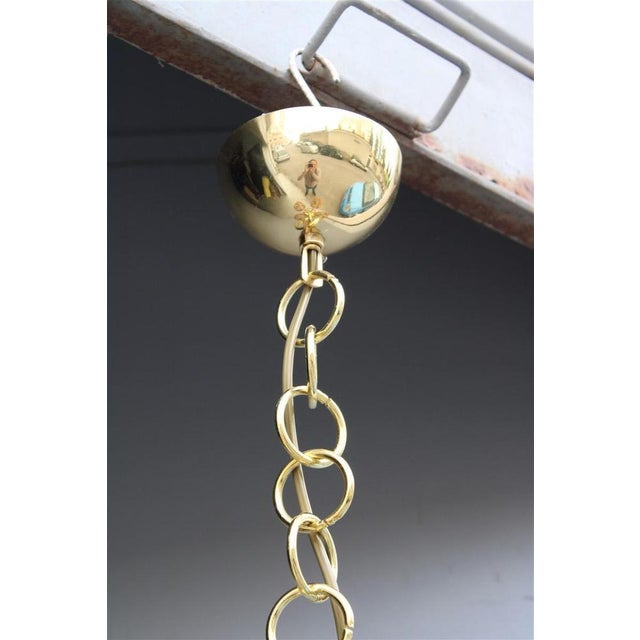 Italian Bamboo Chandelier, 1950 For Sale - Image 13 of 15