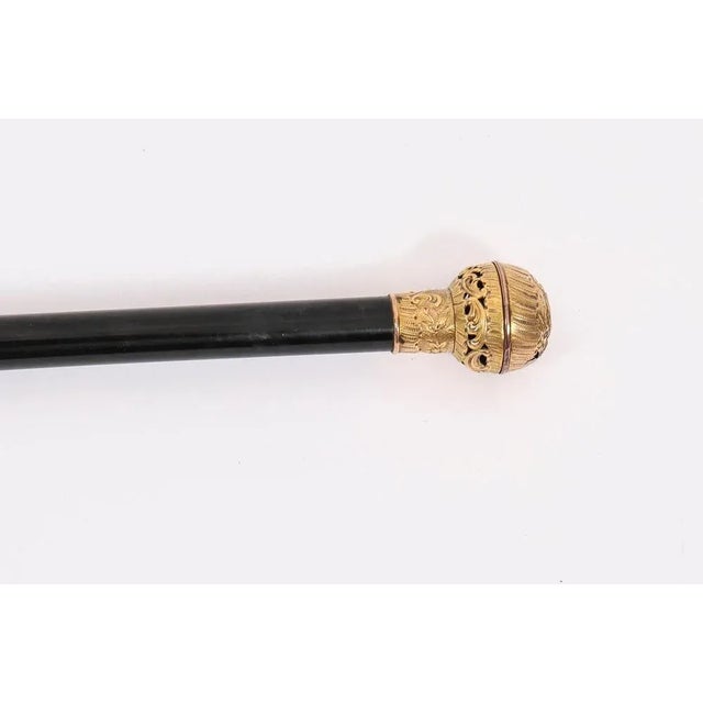 Antique French Siren Handled Walking Stick Cane, 1890s For Sale - Image 9 of 10