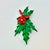 Mid-Century Modern Mid-Century Boho Chic Americana Christmas Painted Holly With Berries Swag Brooch. For Sale - Image 3 of 6