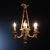 Napoleon III Gilded Bronze Chandelier, Paris, France, 1800s For Sale - Image 9 of 12